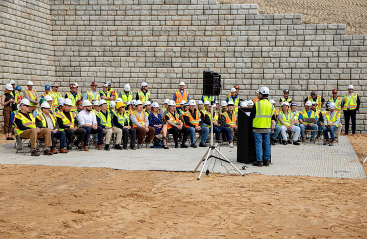 Lg Energy Solution Michigan Inc Tops Out New Production Facility