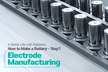 A Better Life with Batteries – How to Make a Battery Step.1 Electrode Manufacturing