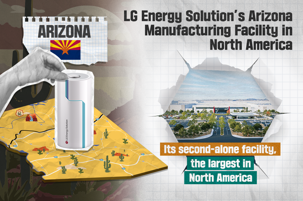 LG Energy Solution's Arizona Manufactring Facility Collage Image