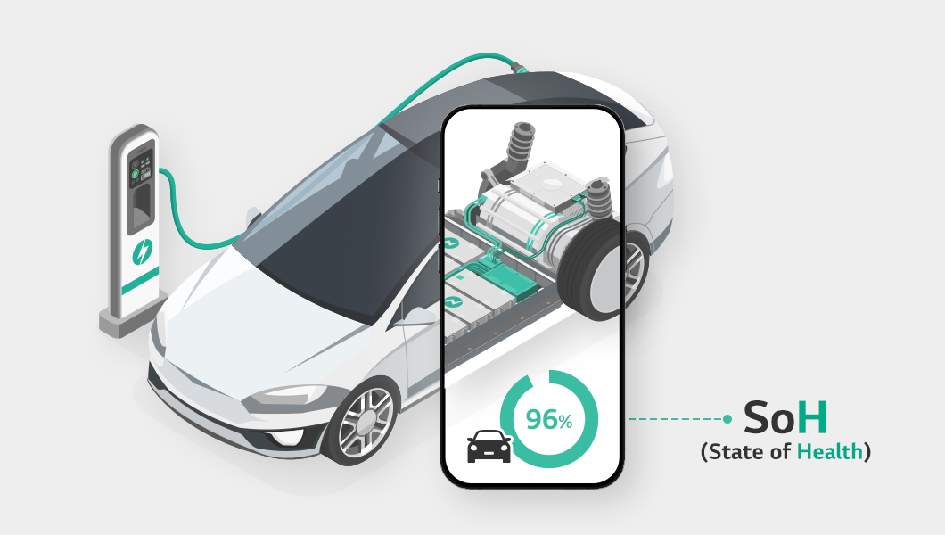 a cellphone with an image of a car