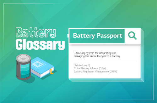 a battery and a book