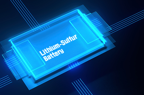 a blue rectangular object with white text