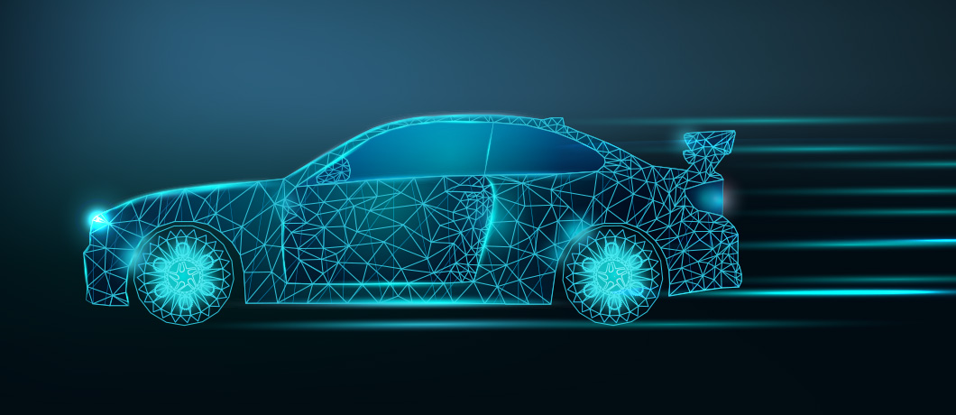 3D 자동차 실루엣 디자인