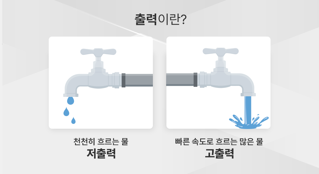 출력의 차이를 설명하는 이미지