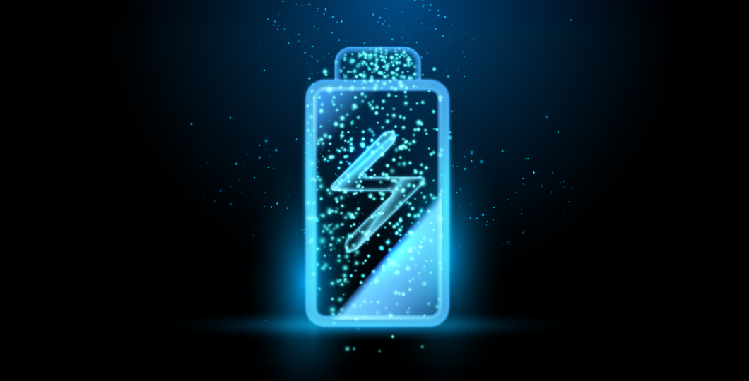 빛나는 배터리 아이콘 이미지